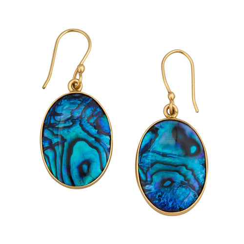 Alchemia Blue Abalone Earrings E3204-B