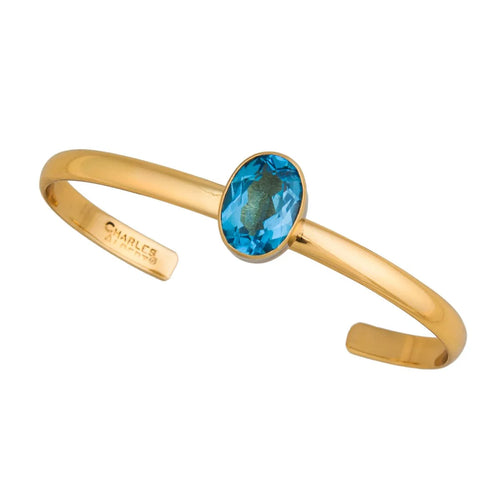 Alchemia Blue Topaz Mini Cuff AB-6051