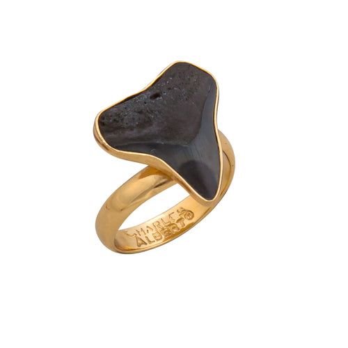 AR-6517  Alchemia Mini Shark Tooth Adjustable Ring