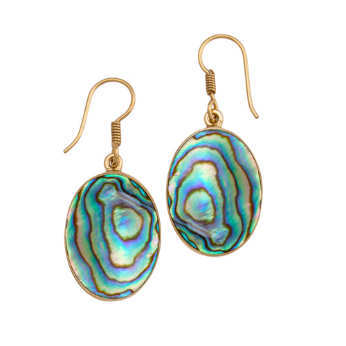 E3204-N  Alchemia Natural Abalone Earrings