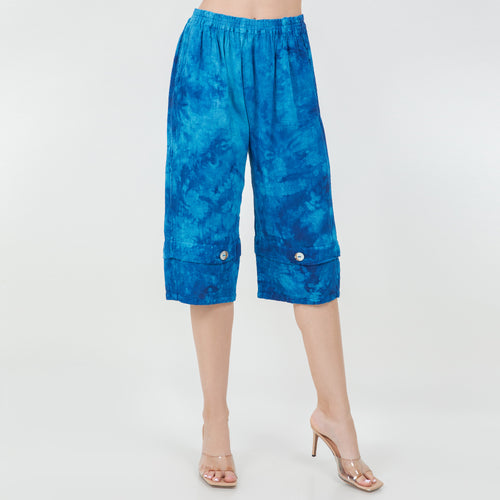 Gail Capri Pant with Pockets! 100% Cotton Gauze