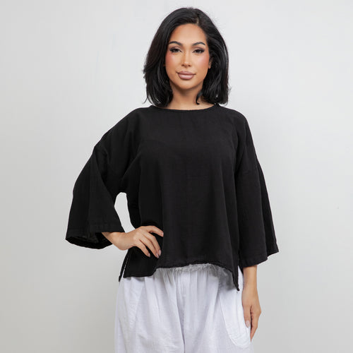 Letitia 3/4 Drop Shoulder Top