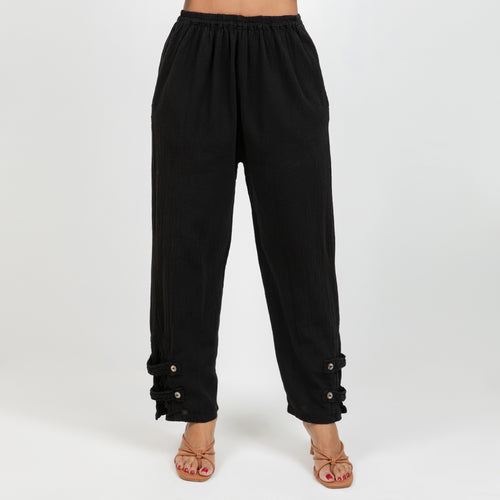 Serena Pant 100% Cotton Gauze Floods with POCKETS!