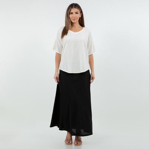 Ally - Your "Go To" resort style Skirt 100% Cotton Gauze