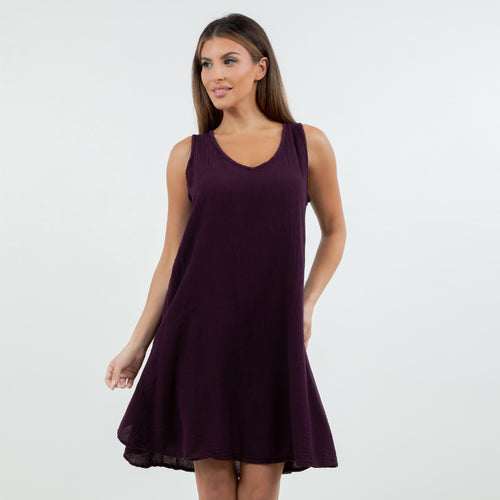 Peyton Dress 100% Cotton Gauze