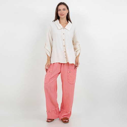 Alexa Pants 100% Cotton Gauze
