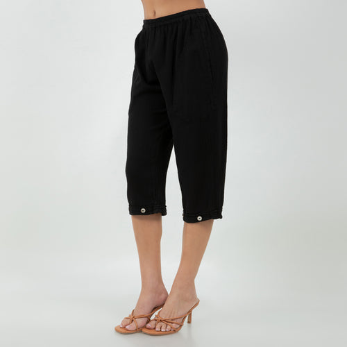 Nydia Our Newest Knee Length Crop Capri with POCKETS!