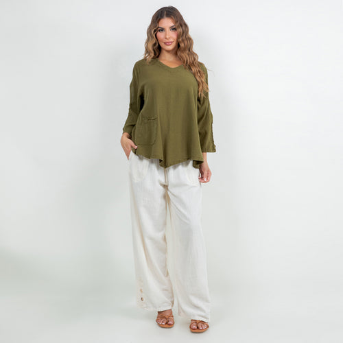 Melanie Top 100% Cotton Gauze