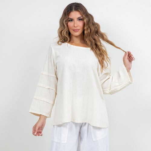 Sabrina Top 100% Cotton Gauze