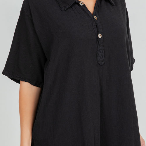 Mark Collared Tee- Color Sale