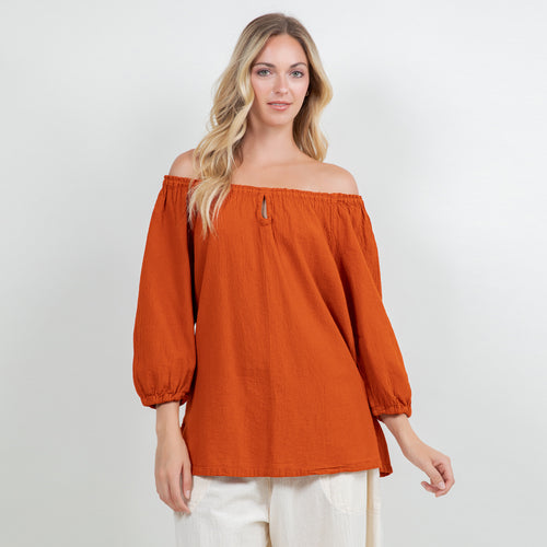 Presley Top 100% Cotton Gauze OSFM