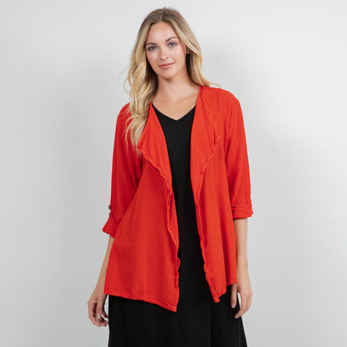 Jeanne Bolero ResortWear Jacket 100% Cotton Gauze