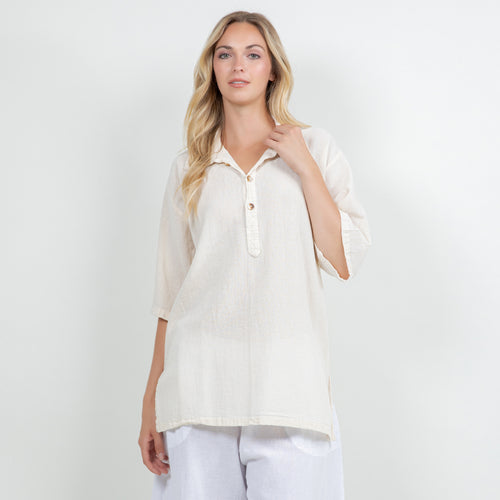 Mark Sale Top Resort Wear 100% Gauze
