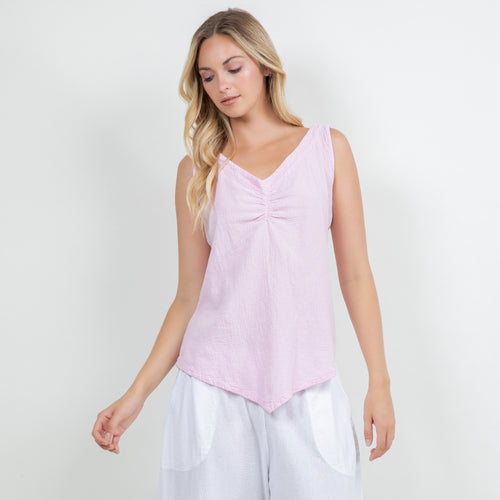 Dominica Tank 100% Cotton Gauze