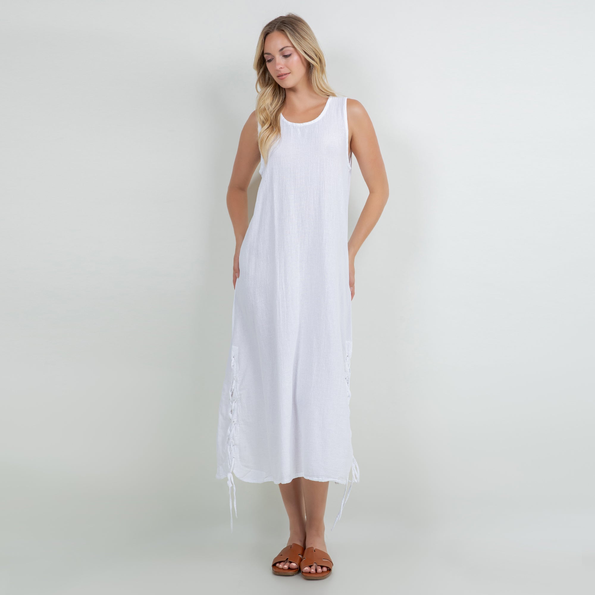 cotton dress sale Vacay Off Shoulder Cotton Mini Dress