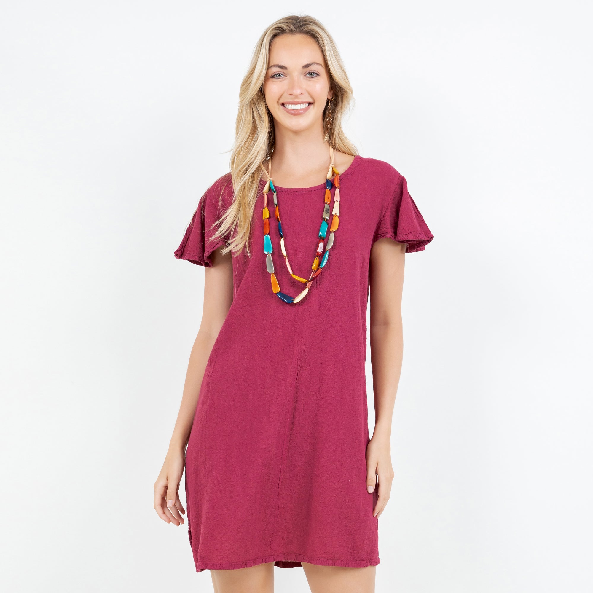 100 cotton gauze dress 100% Cotton Coral Gauze Maxi Dress - All Dresses