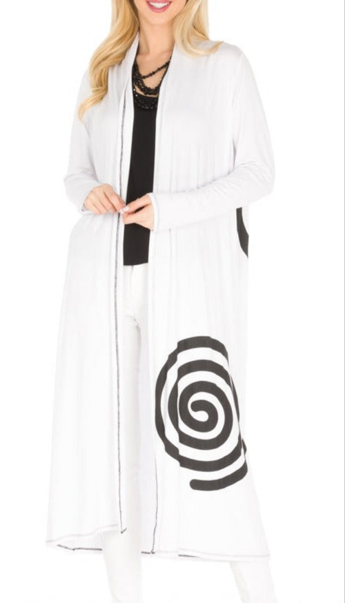 Spiral Duster Kimono S/M Sale
