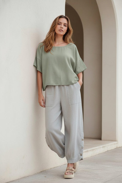 Malta Cotton Gauze Top