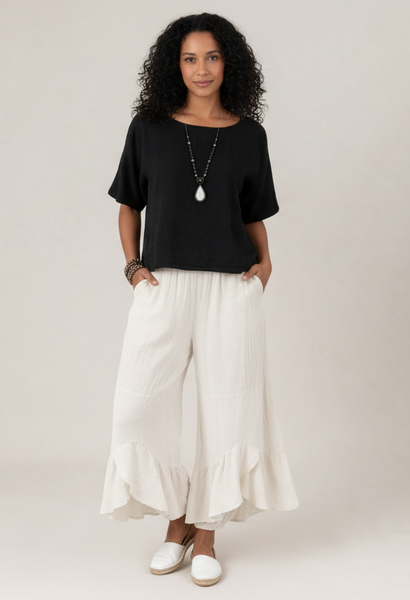 Super Funky, Fun...New Olas Pant Cotton Gauze
