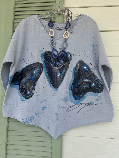 Three Megs Hand-Painted Top