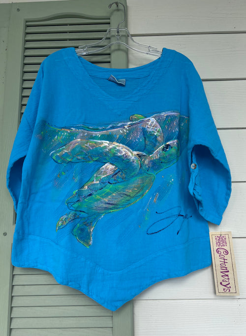 Island Wing Hand Painted Top