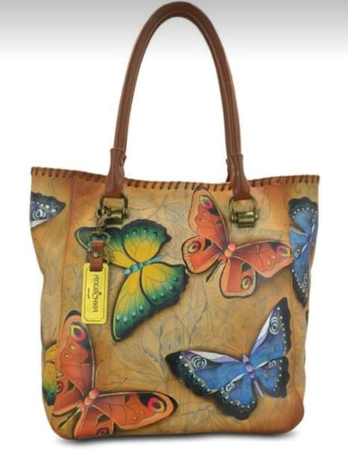 609-EST  Tall Tote With Double Handle ANUSCHKA