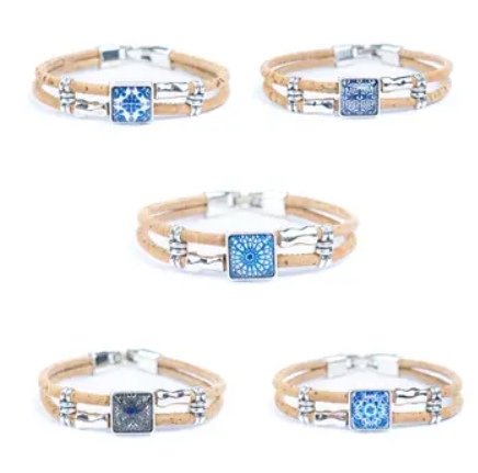 Mosaic Cork Bracelet 013