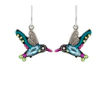 833 Multicolor Hummingbird Earring