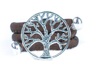Tree of Life Cork Ring Adjustable 008