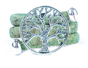 Tree of Life Cork Ring Adjustable 008