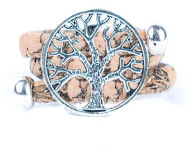 Tree of Life Cork Ring Adjustable 008