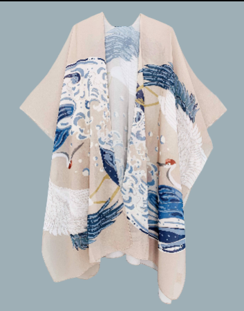 JC Sunny Kimono 70927 Crane