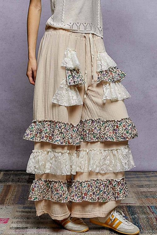 Lace Ruffle Pants UWP94