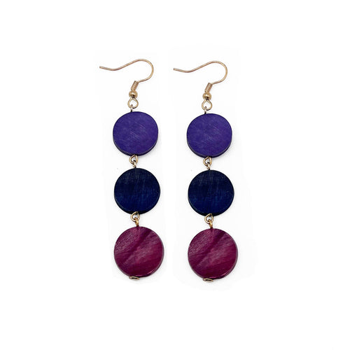 Omala Heliotrope Collection Earrings - Small Circles