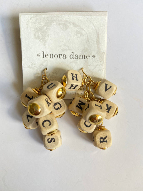 Lenora Dame - The Alphabet Earrings