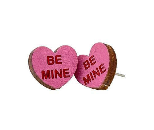 Valentines Be Mine Stud Earrings