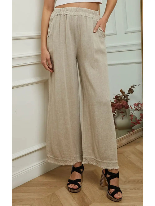 9339 Linen Cotton Blend Pant