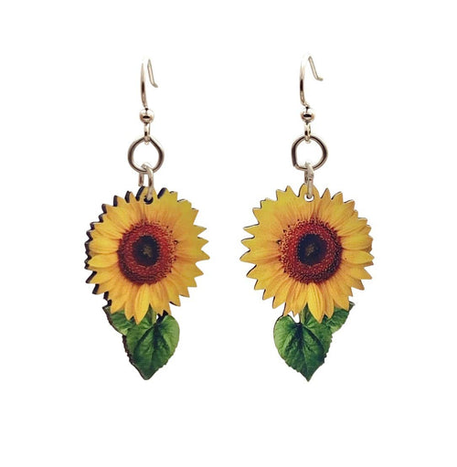 Vibrant Sunflower Earrings 1688