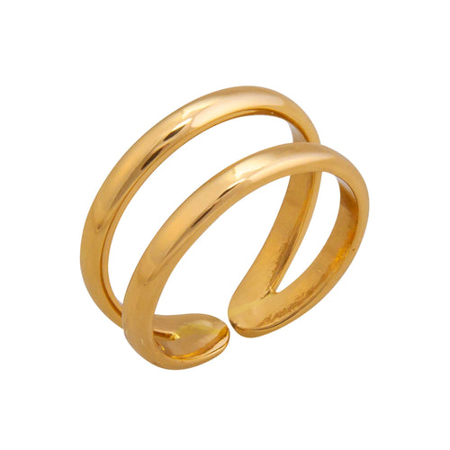 Alchemia Double Band Cuff Ring