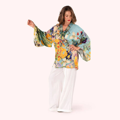 Kimono Jacket - Spring Flora PKJ70