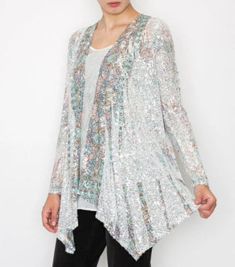 4637 Sequin Cardigan