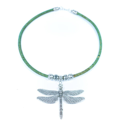 Cork Dragonfly Necklace 315