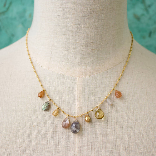 Dainty Semi Drops Necklace 5325N