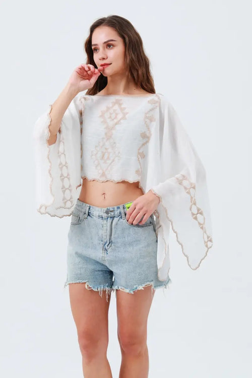 YSK4142 Kaftan Top