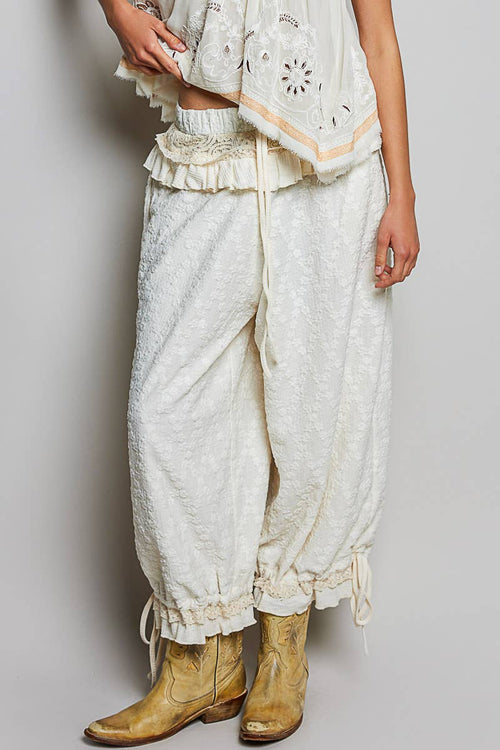 High-Rise Ruffle Jogger YKP266