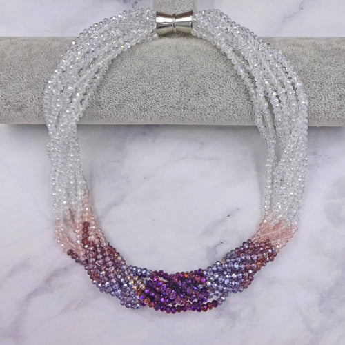 Purple Crystal Necklace