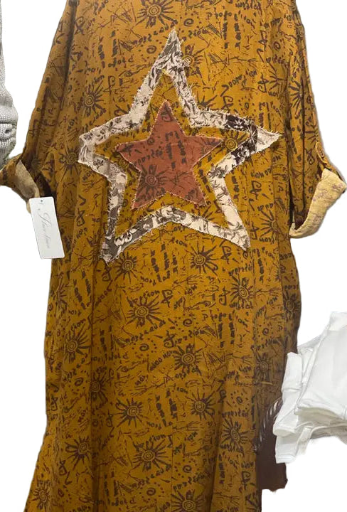 Duster with Star Patch