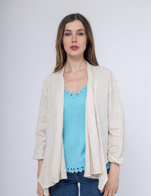 13591 CARDI IN LINEN