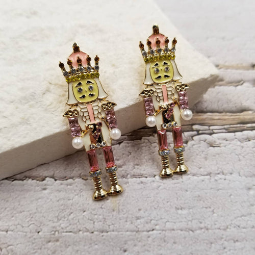 Nutcracker Pink Earrings