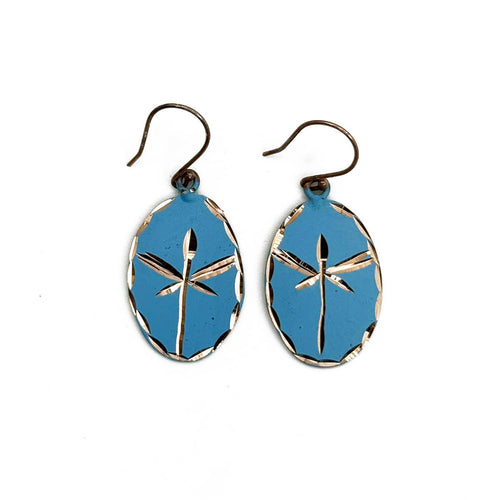 Patina Dragon Fly Dream Earrings
